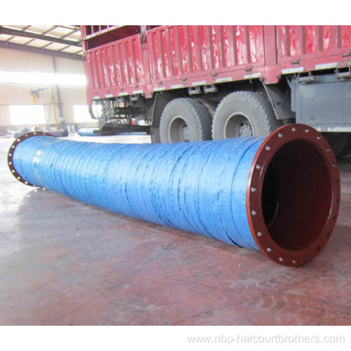 Reinforced dredge suction and discharge flexible rubber hose